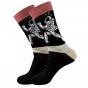 Men's 1 Pair Socks Fashion Novelty Cute Colorful Spring, Fall, Winter, Summer Green Gray Rosy Pink