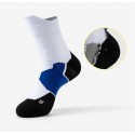 Men's 3 Pairs Socks Sport Socks / Athletic Socks Casual Socks Fashion Comfort Multi Color Medium Spring, Fall, Winter, Summer Light Blue Black 1 White