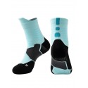 Men's 3 Pairs Socks Sport Socks / Athletic Socks Casual Socks Fashion Comfort Multi Color Medium Spring, Fall, Winter, Summer Light Blue Black 1 White