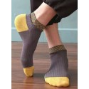 Men's 5 Pairs Socks Casual Socks Comfort Multi Color Medium Spring & Summer Multi color