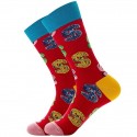 Men's 1 Pair Socks Fashion Novelty Cute Colorful Spring, Fall, Winter, Summer Black Green Blue