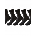 Men's 5 Pairs Socks Solid Colored Warm Spring & Summer Multi color Black Gray