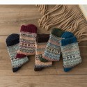 Men's 5 Pairs Socks Casual Socks Comfort Plaid Checkered Multi Color Medium Fall & Winter Multi color Blue