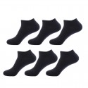 Men's 6 Pairs Socks Casual Socks Comfort Solid Colored Thin Spring & Summer Multi color White Black
