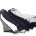 Men's 6 Pairs Socks Casual Socks Comfort Solid Colored Thin Spring & Summer Multi color White Black