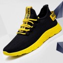 Men's Trainers Athletic Shoes Comfort Shoes Safety Shoes Work Sneakers Walking Shoes Canvas Mid-Calf Boots White Yellow Red Winter