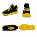 Men's Trainers Athletic Shoes Comfort Shoes Safety Shoes Work Sneakers Walking Shoes Canvas Mid-Calf Boots White Yellow Red Winter