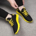 Men's Trainers Athletic Shoes Comfort Shoes Safety Shoes Work Sneakers Walking Shoes Canvas Mid-Calf Boots White Yellow Red Winter