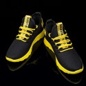 Men's Trainers Athletic Shoes Comfort Shoes Safety Shoes Work Sneakers Walking Shoes Canvas Mid-Calf Boots White Yellow Red Winter