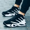 Men's Trainers Athletic Shoes Comfort Shoes Sporty Athletic Basketball Shoes PU Non-slipping Black / White Black / Red Black / Blue Fall