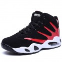 Men's Trainers Athletic Shoes Comfort Shoes Sporty Athletic Basketball Shoes PU Non-slipping Black / White Black / Red Black / Blue Fall