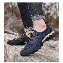 Men's Sneakers Crochet Sporty Sandals Outdoor Hiking Sandals Sporty Casual Classic Daily Outdoor PU Synthetics Black Khaki Blue Color Block Spring Summer