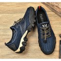 Men's Sneakers Crochet Sporty Sandals Outdoor Hiking Sandals Sporty Casual Classic Daily Outdoor PU Synthetics Black Khaki Blue Color Block Spring Summer