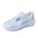 Men's Sneakers Comfort Shoes Casual Athletic Walking Shoes PU White / Blue White / Purple Gray Fall