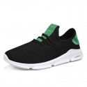 Men's Unisex Sneakers Sporty Classic Preppy Athletic Daily Outdoor Walking Shoes Rubber Black with green White Black Fall Winter Spring