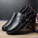 Men's Sneakers Loafers & Slip-Ons Classic British Daily Office & Career PU Booties / Ankle Boots Wine Black Brown Fall Spring