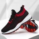 Men's Trainers Athletic Shoes Sporty Daily Mesh Breathable Dark Grey Black / Red Khaki Spring Summer
