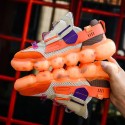 Men's Trainers Athletic Shoes British Daily Outdoor Walking Shoes Mesh Breathable Non-slipping Wear Proof Purple Yellow Orange Fall Summer