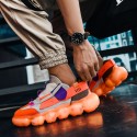 Men's Trainers Athletic Shoes British Daily Outdoor Walking Shoes Mesh Breathable Non-slipping Wear Proof Purple Yellow Orange Fall Summer