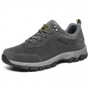 Men's Trainers Athletic Shoes Daily Outdoor Walking Shoes PU Non-slipping Dark Grey Army Green Brown Fall Spring