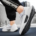 Men's Sneakers Comfort Shoes Casual Athletic Walking Shoes PU White Black Blue Fall