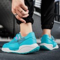 Men's Sneakers Comfort Shoes Casual Athletic Walking Shoes PU White Black Blue Fall