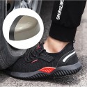 Men's Sneakers Hand Stitching Safety Shoes Work Sneakers Chinoiserie Office & Career Safety Shoes Velvet Mesh Booties / Ankle Boots C9155-Lightweight and comfortable Spring Summer