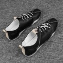 Men's Sneakers Classic British Daily Office & Career PU Booties / Ankle Boots White Black Fall Spring