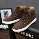 Men's Sneakers Casual British Daily Outdoor Synthetics Black / White Black Gray Fall Winter Spring