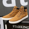 Men's Sneakers Casual British Daily Outdoor Synthetics Black / White Black Gray Fall Winter Spring