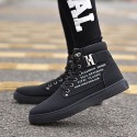 Men's Sneakers Casual British Daily Outdoor Synthetics Black / White Black Gray Fall Winter Spring