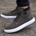 Men's Sneakers Casual British Daily Outdoor Synthetics Black / White Black Gray Fall Winter Spring