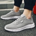 Men's Sneakers Casual Daily Walking Shoes Mesh Dark Grey Black / White Black Fall Spring