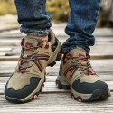 Men's Sneakers Sporty Look Sporty Casual Daily Outdoor Hiking Shoes PU Booties / Ankle Boots Black Green Gray Fall Winter