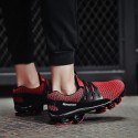 Men's Trainers Athletic Shoes Sporty Casual Daily Outdoor Running Shoes Cycling Shoes Walking Shoes Tissage Volant Breathable Wear Proof White Red Black Fall Summer