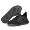 Unisex Trainers Athletic Shoes Sneakers Safety Shoes Work Sneakers Sporty Classic Chinoiserie Office & Career Safety Shoes Tissage Volant Breathable Non-slipping Wear Proof Booties / Ankle Boots Black