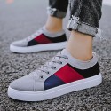 Men's Sneakers Light Soles Casual Daily Walking Shoes Canvas Black Gray Beige Color Block Fall Winter