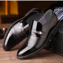 Men's Oxfords Leather Loafers Vintage Classic British Wedding Daily Office & Career Rubber Brown punch Black punch Black Fall Summer