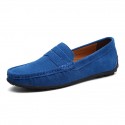 Men's Loafers & Slip-Ons Suede Shoes Comfort Shoes Casual Daily Outdoor Suede Black Navy Blue Khaki Spring Summer