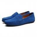 Men's Loafers & Slip-Ons Suede Shoes Comfort Shoes Casual Daily Outdoor Suede Black Navy Blue Khaki Spring Summer