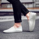 Men's Loafers & Slip-Ons Summer Loafers Casual Daily Walking Shoes Nappa Leather White Black Yellow Spring Summer