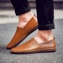 Men's Loafers & Slip-Ons Summer Loafers Casual Daily Walking Shoes Nappa Leather White Black Yellow Spring Summer