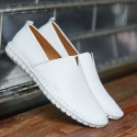 Men's Loafers & Slip-Ons Summer Loafers Casual Daily Walking Shoes Nappa Leather White Black Yellow Spring Summer