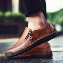 Men's Loafers & Slip-Ons Comfort Loafers Summer Loafers British Preppy Daily Outdoor Walking Shoes Nappa Leather Light Brown Dark Brown Black Fall Winter Spring