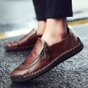 Men's Loafers & Slip-Ons Comfort Loafers Summer Loafers British Preppy Daily Outdoor Walking Shoes Nappa Leather Light Brown Dark Brown Black Fall Winter Spring