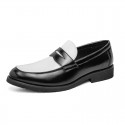 Men's Loafers & Slip-Ons Penny Loafers Casual Daily Party & Evening PU Black Yellow Color Block Fall Spring