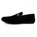 Men's Loafers & Slip-Ons Suede Shoes Driving Loafers Business Classic Daily Office & Career Black Red Blue Spring Summer