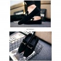 Men's Loafers & Slip-Ons Suede Shoes Driving Loafers Business Classic Daily Office & Career Black Red Blue Spring Summer