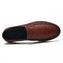 Men's Loafers & Slip-Ons Business Casual Daily Faux Leather Black Brown Summer