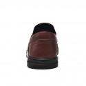 Men's Loafers & Slip-Ons Business Casual Daily Faux Leather Black Brown Summer